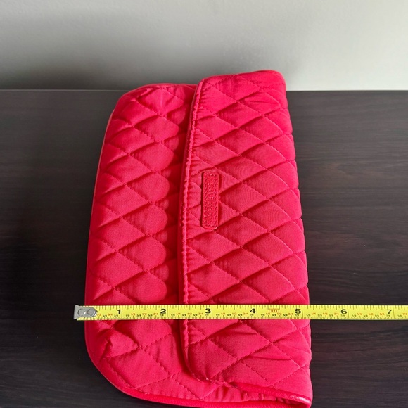 Vera Bradley Folded Flap Wristlet in Fire Red